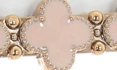 Lawrence Frames Pink Enamel Clover Picture Frame In White