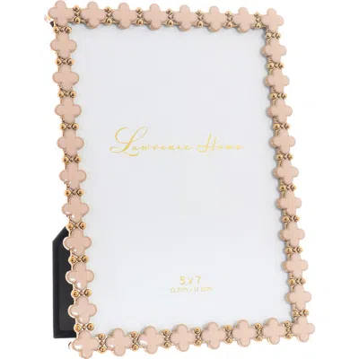 Lawrence Frames Pink Enamel Clover Picture Frame In Neutral