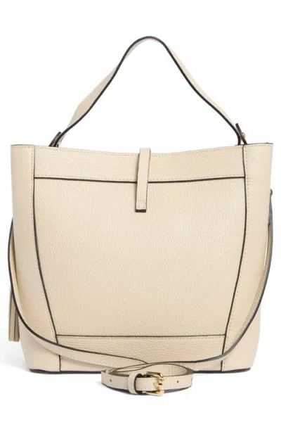 Valentino By Mario Valentino Callie Medallion Shoulder Bag In Neutral