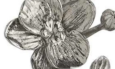 Michael Aram 'white Orchid' Ring Catch In Silver