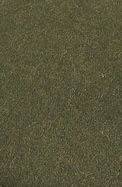 Barbour Roker Plaid Wool Blend Baseball Cap In Green