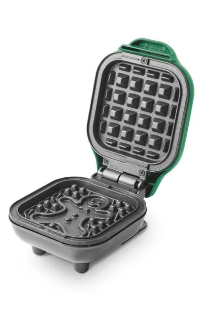Dash Gingerbread Mini Waffle Maker In Green