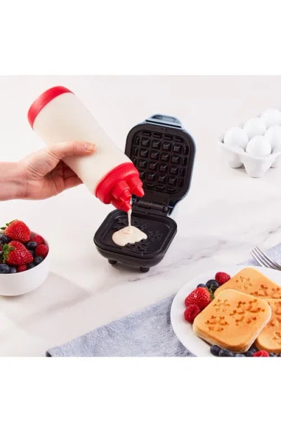 Dash Snowflake Mini Waffle Maker In Blue