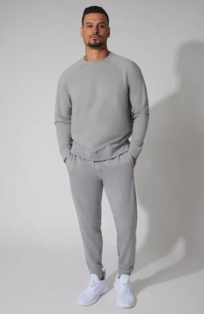 90 Degree By Reflex Mini Zurry Reunion Crewneck Sweatshirt In Gray