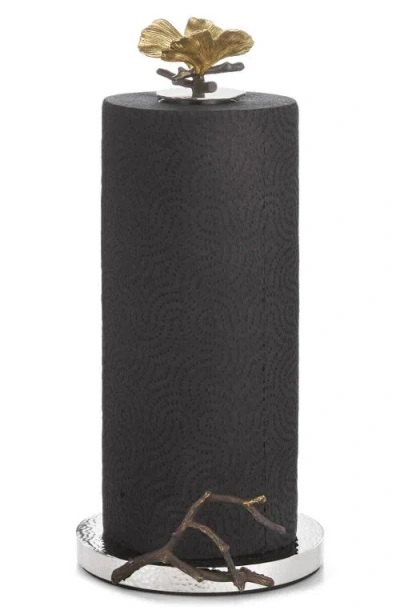 Michael Aram Butterfly Ginkgo Paper Towel Holder In Black