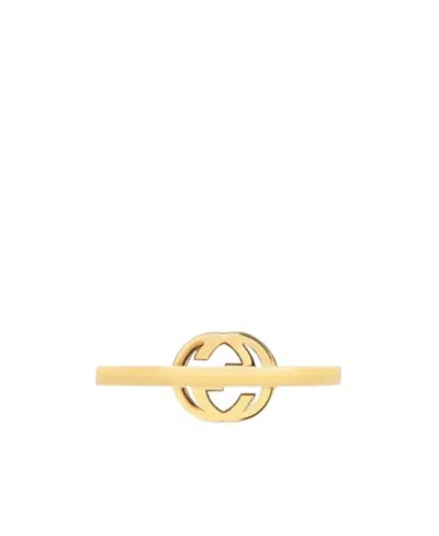 Gucci Interlocking Diamond 18k Ring In Gold