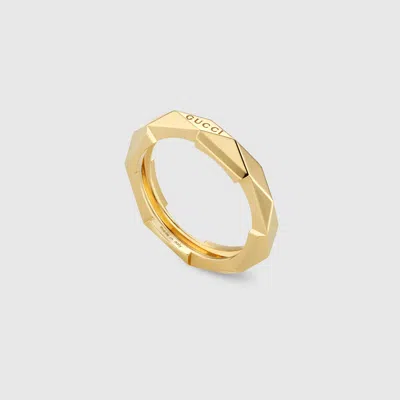 Gucci Link To Love 18k Studded Ring In Gold