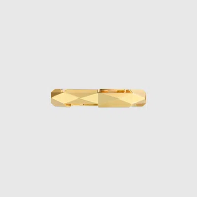 Gucci Link To Love 18k Studded Ring In Gold
