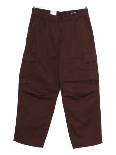 Carhartt Wip Main Organic Cotton Cargo Trousers In Brown