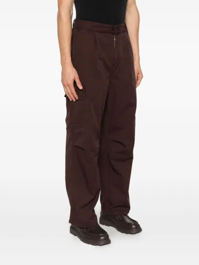 Carhartt Wip Main Organic Cotton Cargo Trousers In Brown