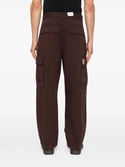 Carhartt Wip Main Organic Cotton Cargo Trousers In Brown