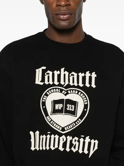 Carhartt Wip Main Logo Crewneck Sweatshirt In Animal Print