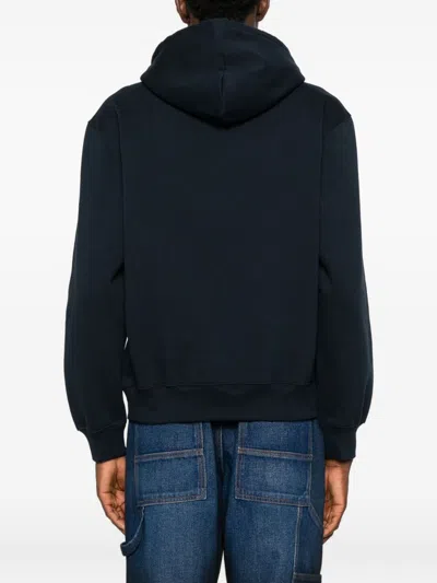 Carhartt Wip Main Logo Cotton Hoodie In Black