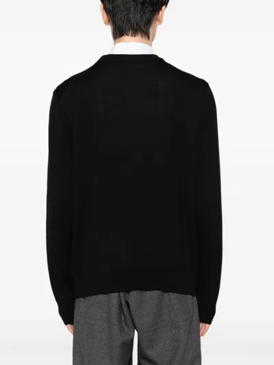Maison Kitsuné Maison Kitsune Fox Head Regular Sweatshirt In Black