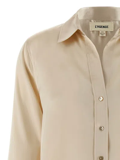 L'agence 'agence 'dani' Shirt In Brown