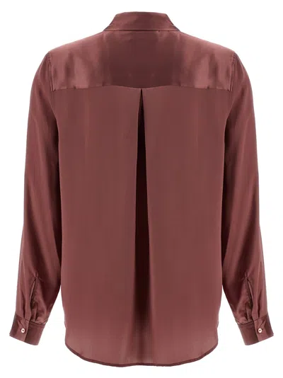 L'agence Tyler Shirt In Brown