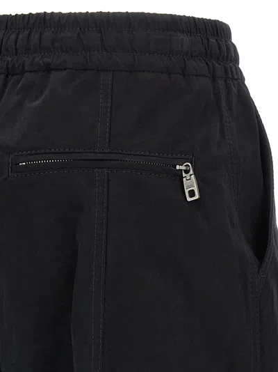 Dolce & Gabbana Cargo Pants In Coated Faille In Black