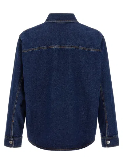 Ami Alexandre Mattiussi Ami Paris 'ami De Coeur' Shirt In Blue
