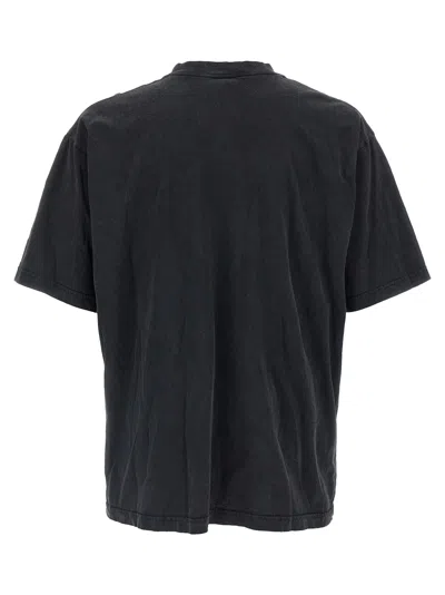 Balenciaga Logo Print T Shirt In Black