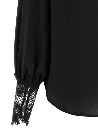 L'agence 'agence 'ava' Shirt In Black