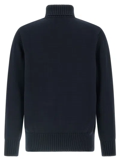 Givenchy ' Paris' Turtleneck Sweater In Blue