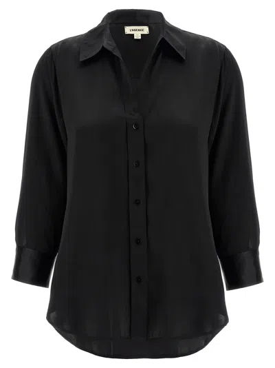 L'agence 'agence 'dani' Shirt In Black