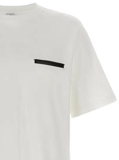 Berluti 'leather Tab' T Shirt In White
