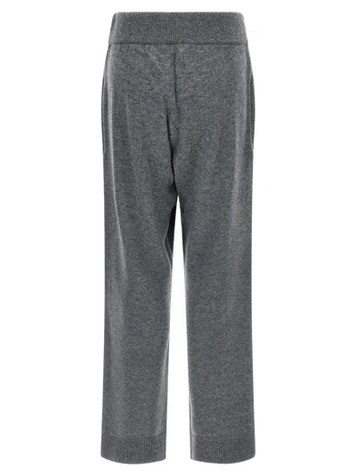 Entire Studios 'knit Lounge Concrete' Pants In Gray