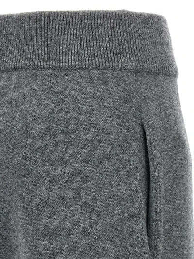 Entire Studios 'knit Lounge Concrete' Pants In Gray