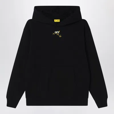 Off-white Off White™ 黑色斜纹标志套头衫 In Black
