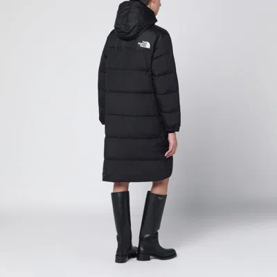 The North Face Quilted Hooded Coat Side Pockets In Black