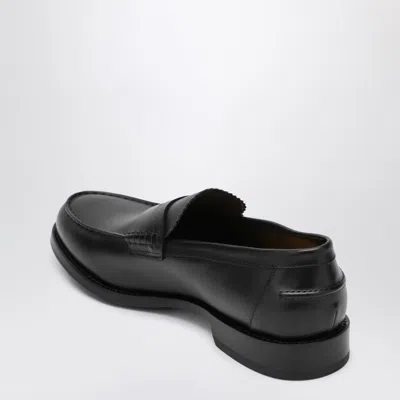 Doucal's Loafers In Black Leather In Black