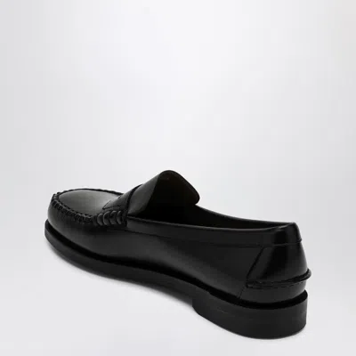 Sebago Dan Po Lt Leather Loafers In Black
