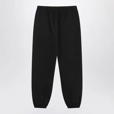 Essentials Fear Of God  Black Jogging Trousers With Logo In Black