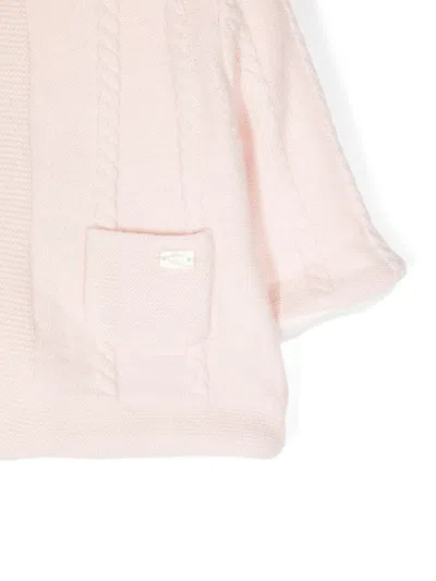 Tartine Et Chocolat Long-sleeved Cardigan In Pink