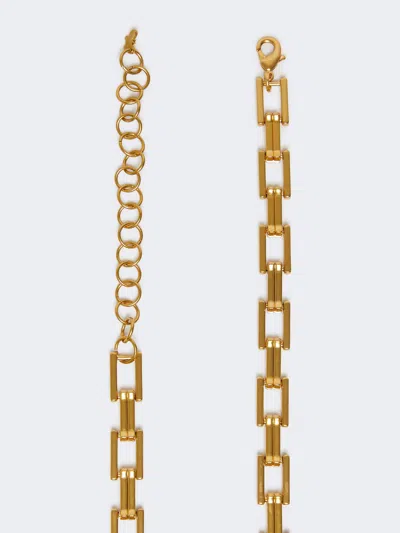 Weekend Max Mara Adjustable Waist Chain In Yellow