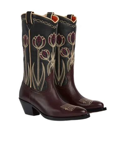 Gucci Cowboy Boots Pointed In Black