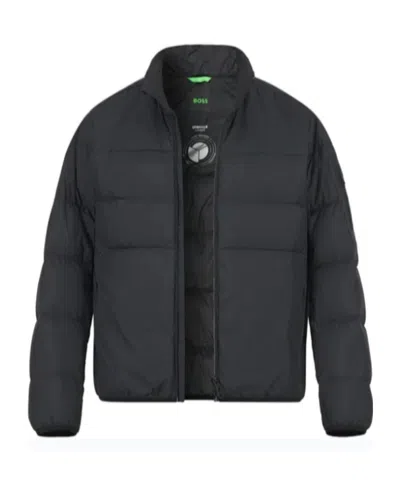 Hugo Boss Urbanex Puffer Zip-fastening Jacket In Black