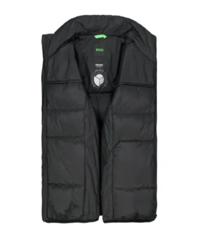Hugo Boss Urbanex Puffer Zip-fastening Jacket In Black