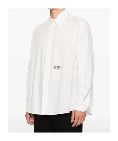 Bode Logo-print Shirt In White