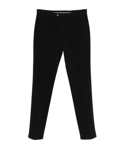 Canali Straight-leg Casual Pants In Blue