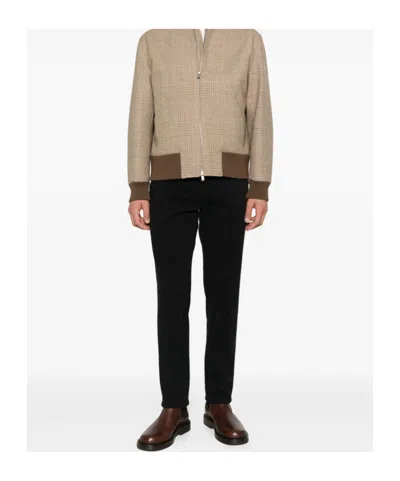 Canali Straight-leg Casual Pants In Blue