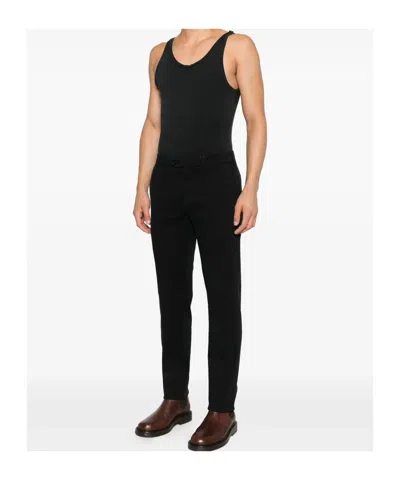 Canali Straight-leg Casual Pants In Blue