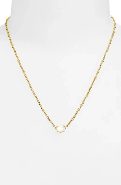 Kendra Scott Cailin Cubic Zirconia Huggie Hoop Earrings & Pendant Necklace Gift Set In Gold