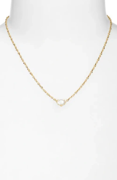 Kendra Scott Cailin Cubic Zirconia Huggie Hoop Earrings & Pendant Necklace Gift Set In Gold