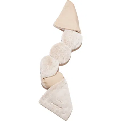 Nodpod Teddy Faux Fur Weighted Sleep Mask In Neutral