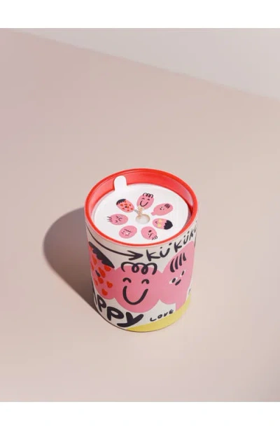 Wekükü Wekuku Mood White Tea Scented Candle In Pink