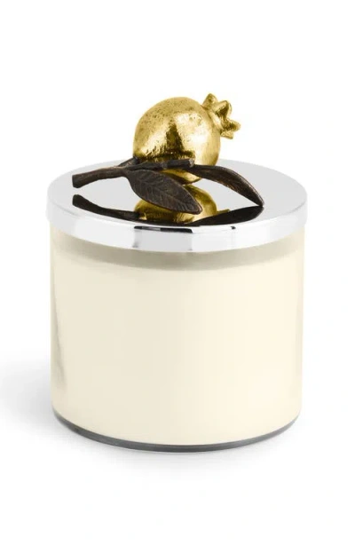 Michael Aram Pomegranate Three-wick Scented Candle In Gold