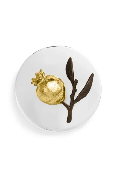 Michael Aram Pomegranate Three-wick Scented Candle In Gold