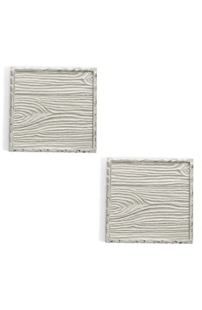 Michael Aram Ivy & Oak Tumbler And Coaster Set In Transparent